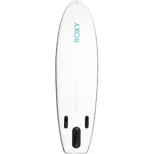 2019 Roxy Euroglass Molokai Yoga 10'6 "oppustelig Sup Board Inc In-padle, Pumpe, Snor & Taske Eglismyoga
